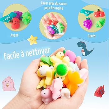 Mochi Lot de 32 jouets sensoriels anti-stress pour soulager